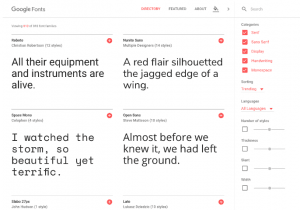 Google Fonts