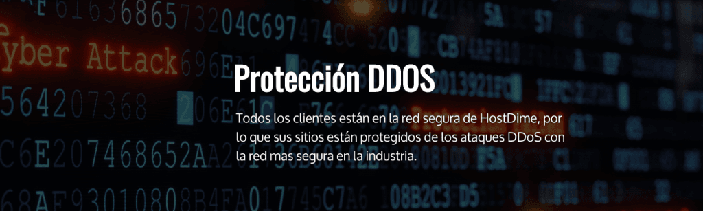 Protección DDoS HostDime